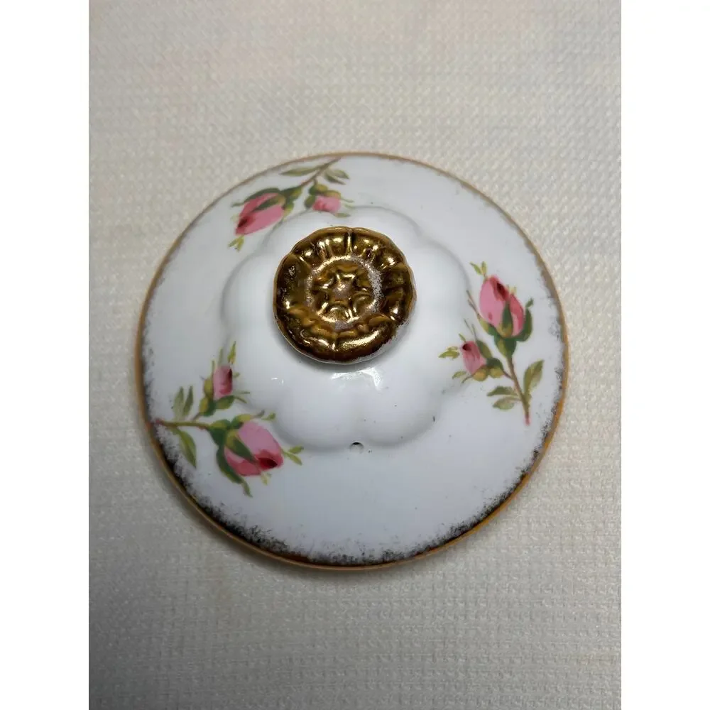 Vintage Royal Albert American Beauty Teapot Bone China Roses Gold Trim England